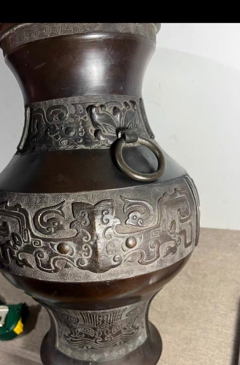 古玩銅器銅尊拍賣,當(dāng)前價(jià)格600元