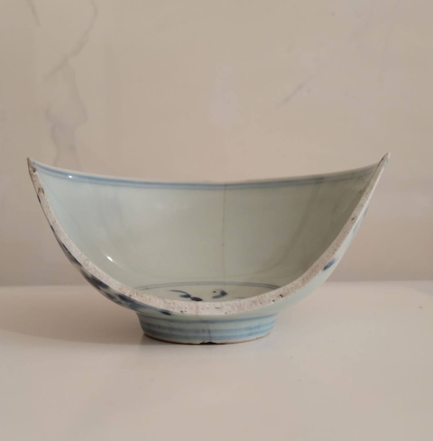 古玩陶瓷青花喜上眉梢圖標本拍賣,當前價格0元