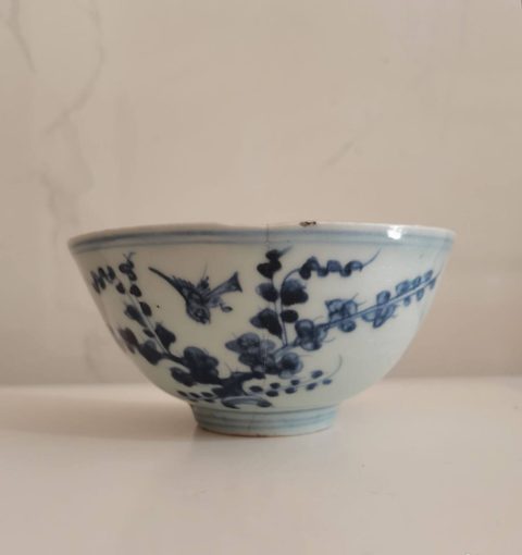 古玩陶瓷青花喜上眉梢圖標本拍賣,當前價格0元