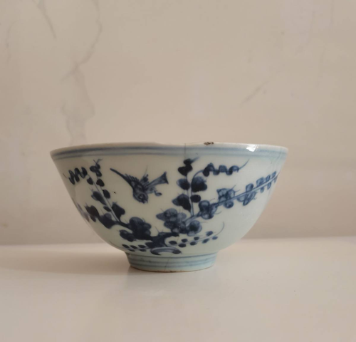古玩陶瓷青花喜上眉梢圖標本拍賣,當前價格0元
