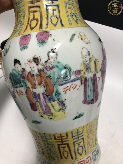 古玩陶瓷粉彩祝壽圖尊拍賣,當前價格13888元
