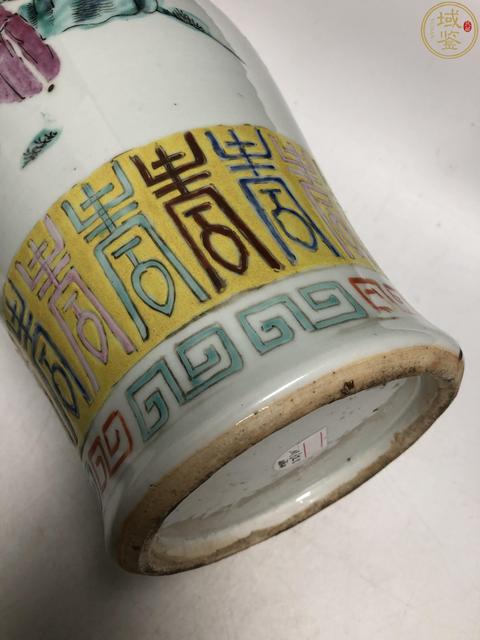 古玩陶瓷粉彩祝壽圖尊拍賣,當前價格13888元