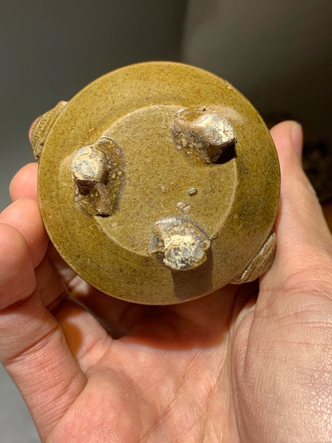 古玩陶瓷明末清初·茶葉末釉獅耳爐拍賣,當前價格2888元