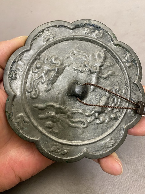 古玩銅器銅鏡拍賣，當(dāng)前價(jià)格9600元