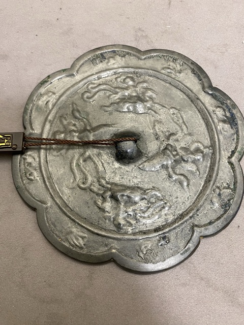 古玩銅器銅鏡拍賣，當(dāng)前價(jià)格9600元