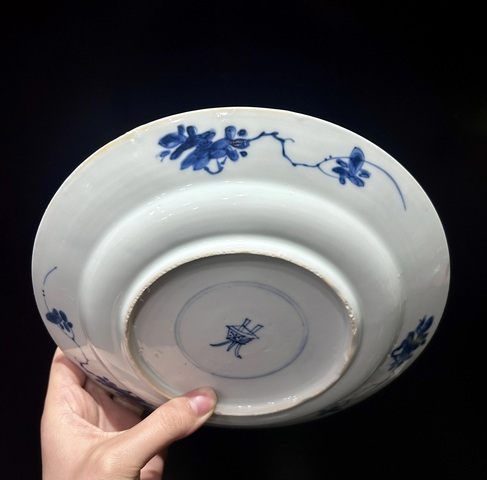 古玩陶瓷康熙時期飛黃騰達青花盤拍賣,當(dāng)前價格2688元