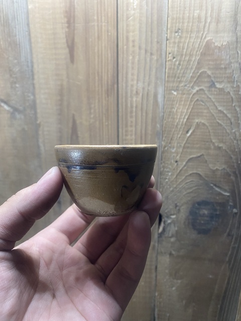 古玩陶瓷【一組5個】清早期.紫金釉茶盞拍賣,當前價格186元