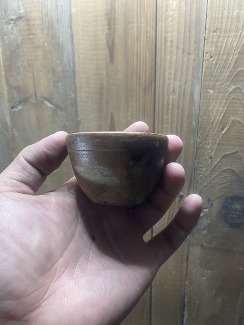 古玩陶瓷【一組5個】清早期.紫金釉茶盞拍賣,當前價格186元