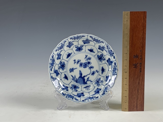 古玩陶瓷清康熙·青花十二喜鵲花紋小蝶拍賣,當前價格1380元