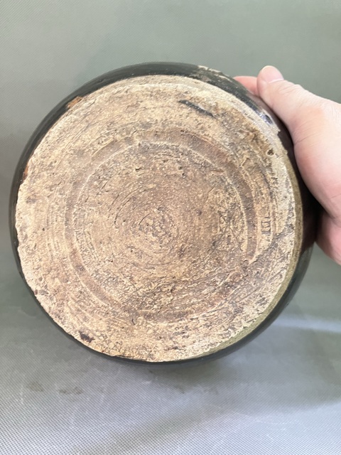古玩陶瓷明~磁州窯黑釉嘟嚕瓶拍賣，當前價格1288元