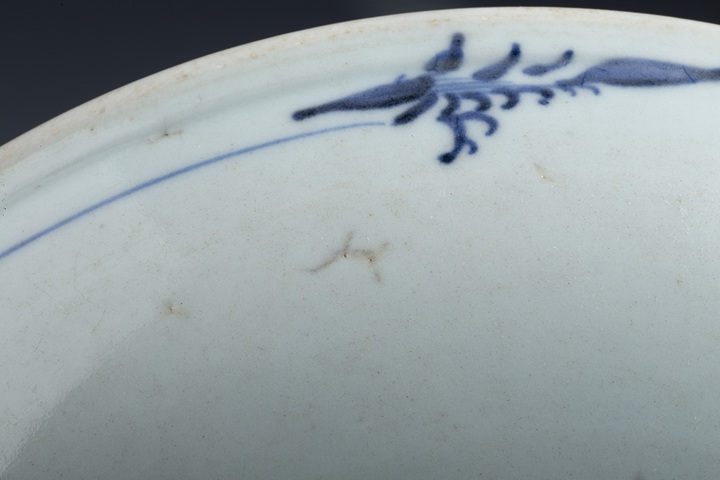 古玩陶瓷清乾隆·青花獅子繡球紋盤(pán)拍賣(mài),當(dāng)前價(jià)格1776元