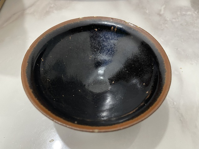 古玩陶瓷黑釉茶盞拍賣，當前價格12000元