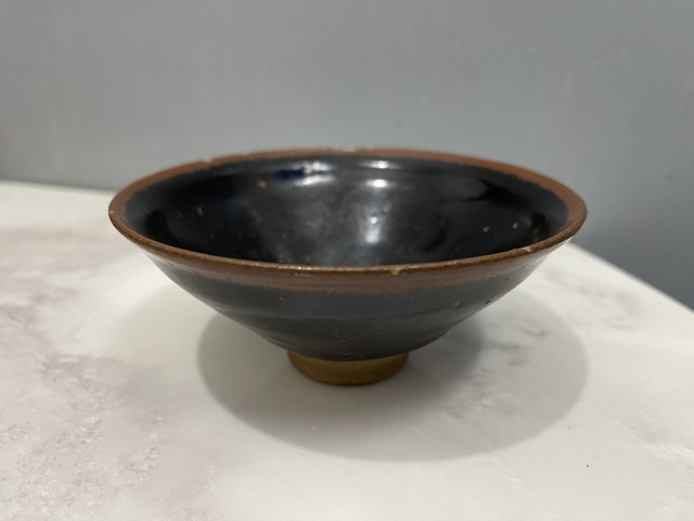 古玩陶瓷黑釉茶盞拍賣，當前價格12000元