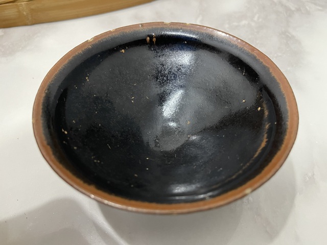 古玩陶瓷黑釉茶盞拍賣，當前價格12000元