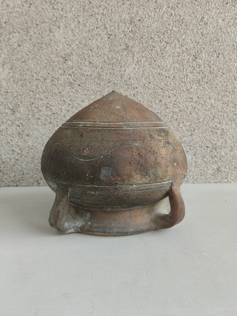 古玩陶瓷晚明四系尖底罐拍賣，當(dāng)前價格980元
