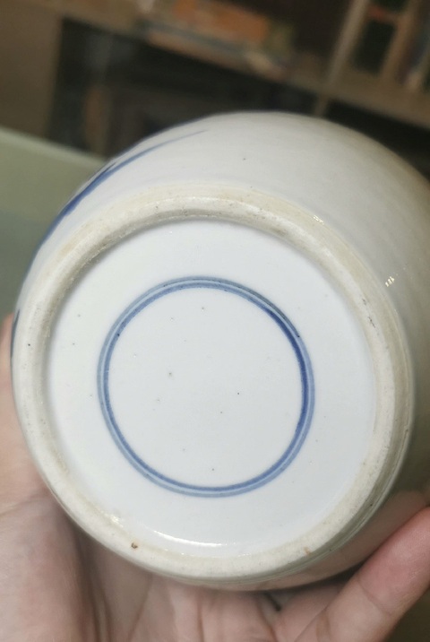 古玩陶瓷青花三娘教子折桂圖人物罐拍賣，當前價格866元