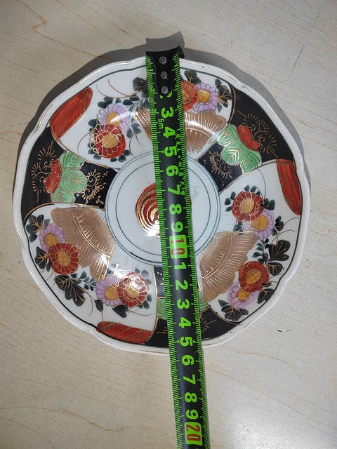 古玩陶瓷青花加彩杯（一套）拍賣，當前價格200元