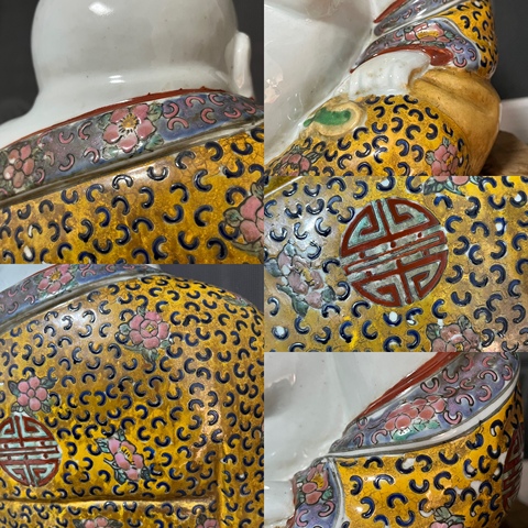 古玩陶瓷彌勒佛塑像拍賣,當前價格1999元