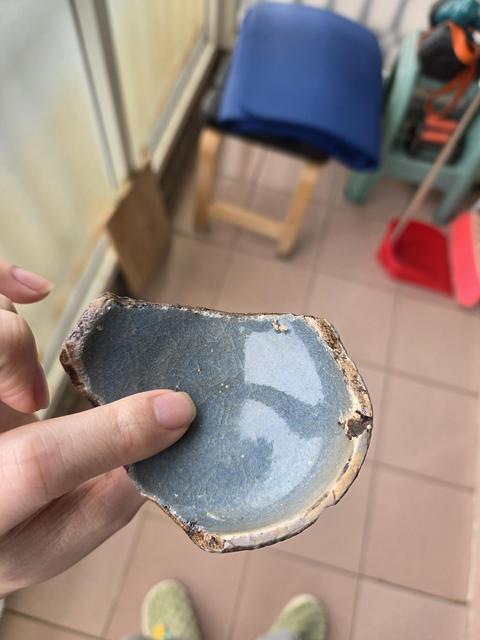 古玩陶瓷鈞窯標(biāo)本(已修復(fù))拍賣,當(dāng)前價(jià)格180元