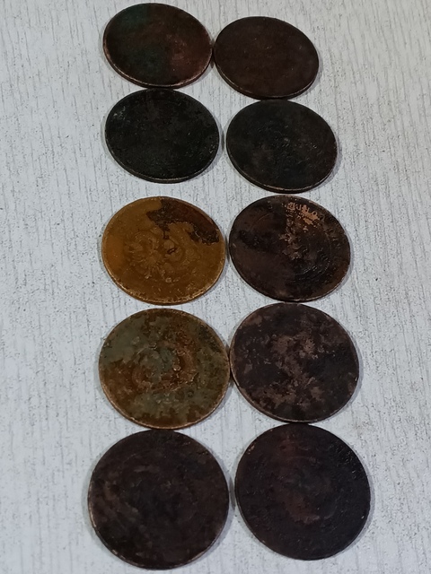 古玩錢幣大清銅幣一組拍賣,當前價格880元