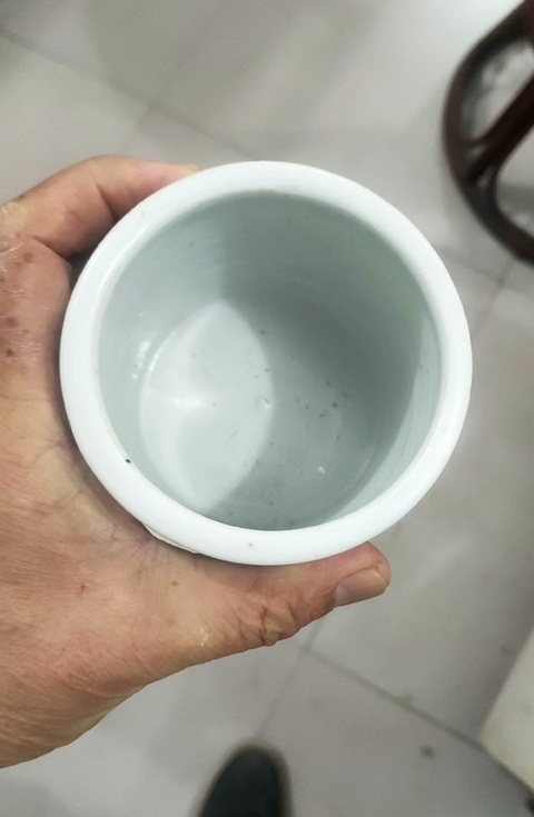 古玩陶瓷清中期青花山水人物紋香爐拍賣,當前價格1800元