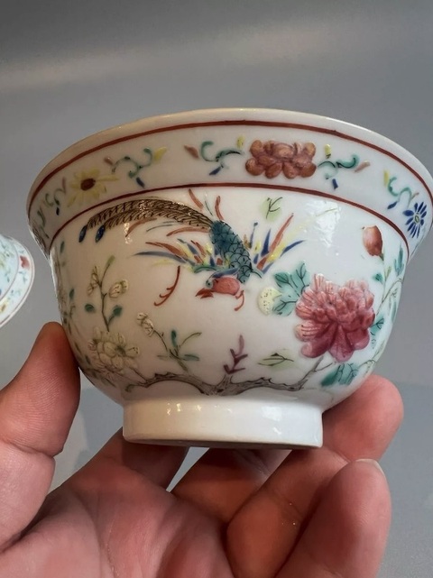 古玩陶瓷粉彩碗拍賣,當前價格6500元
