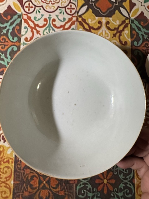 古玩陶瓷三星高照圖粉彩碗拍賣，當前價格900元