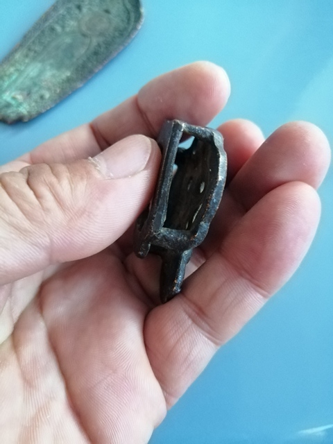 古玩雜項清早期銅帶飾拍賣,當前價格1866元