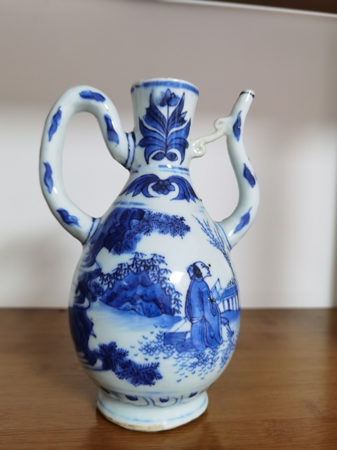 古玩陶瓷青花人物高仕圖紋壺拍賣,當(dāng)前價(jià)格38000元