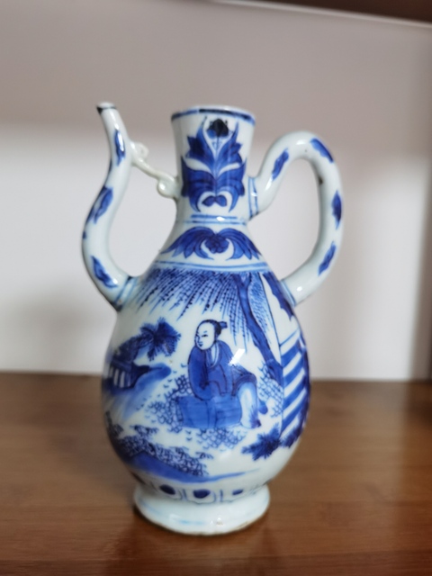 古玩陶瓷青花人物高仕圖紋壺拍賣,當(dāng)前價(jià)格38000元