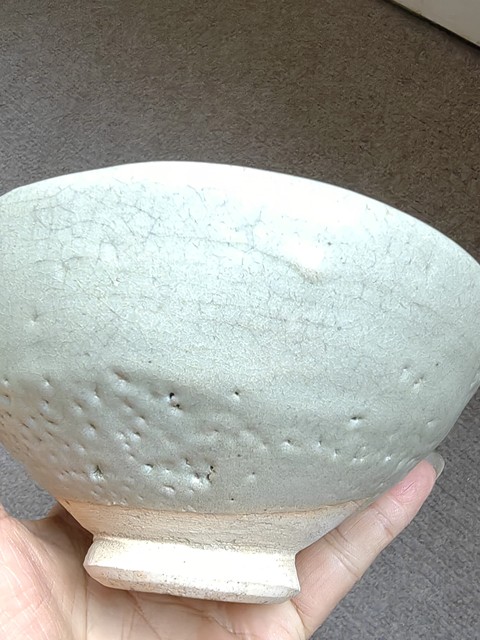 古玩陶瓷元代鈞窯青釉大碗拍賣,當前價格2980元