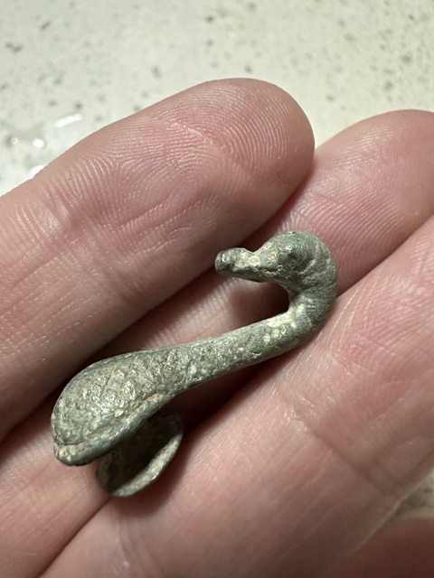 古玩銅器公元前·帶鉤拍賣，當(dāng)前價(jià)格1200元