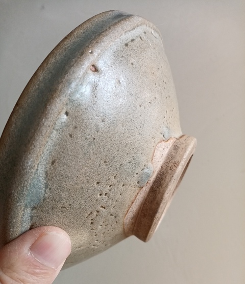 古玩陶瓷五大名窯之一元代鈞窯天藍釉賞碗拍賣,當前價格3980元