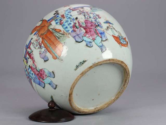 古玩陶瓷精品同治五子奪魁罐拍賣，當前價格45000元