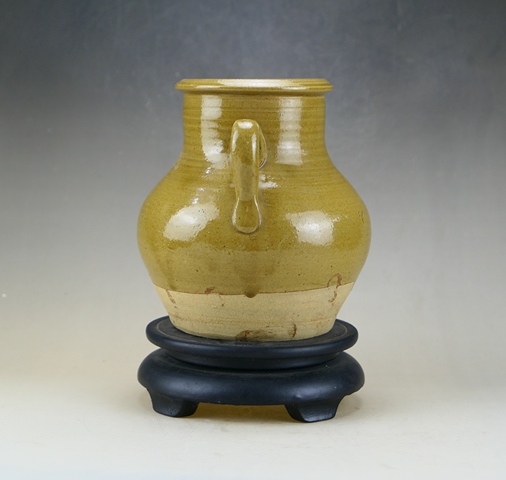古玩陶瓷清代.茶葉末釉雙系瓶拍賣，當(dāng)前價(jià)格220元