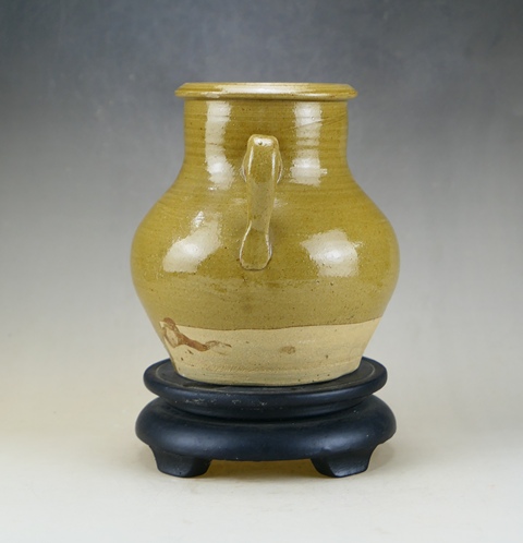 古玩陶瓷清代.茶葉末釉雙系瓶拍賣，當(dāng)前價(jià)格220元