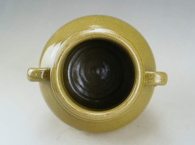 古玩陶瓷清代.茶葉末釉雙系瓶拍賣，當(dāng)前價(jià)格220元