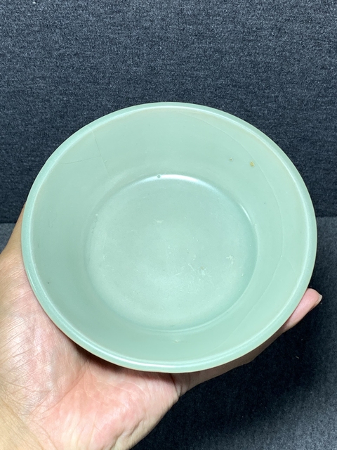 古玩陶瓷南宋·龍泉青釉洗拍賣，當前價格6666元
