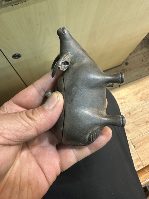 古玩雜項牛型水滴拍賣,當前價格2000元