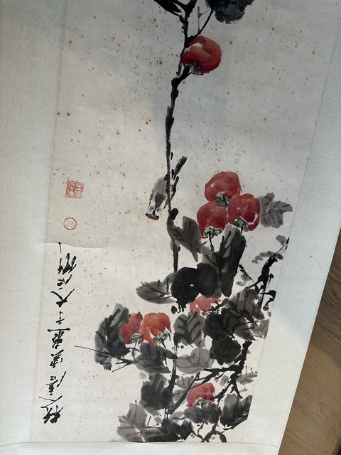古玩字畫唐云 花卉圖拍賣，當前價格9800元