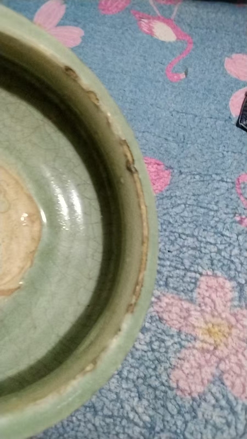 古玩陶瓷明代龍泉窯爐拍賣，當前價格3900元