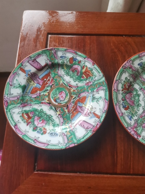 古玩陶瓷廣彩盤拍賣，當前價格860元
