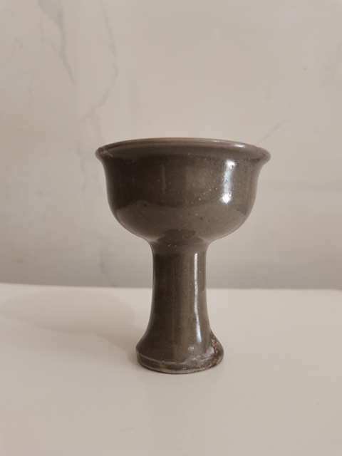古玩陶瓷龍泉青瓷青灰釉高足杯拍賣,當前價格0元