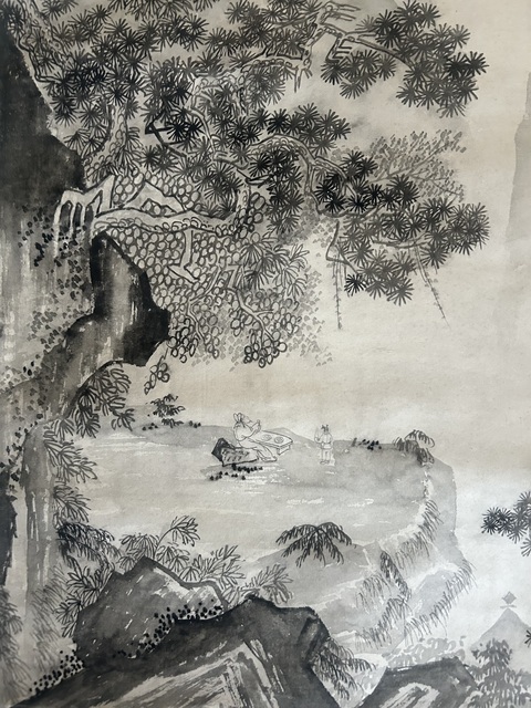 古玩字畫(huà)偉敏款寫(xiě)意水墨山水拍賣,當(dāng)前價(jià)格455元