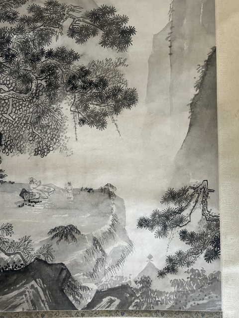古玩字畫(huà)偉敏款寫(xiě)意水墨山水拍賣,當(dāng)前價(jià)格455元