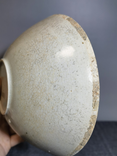 古玩陶瓷【精品】南宋青白釉花卉紋面包碗拍賣,當前價格0元