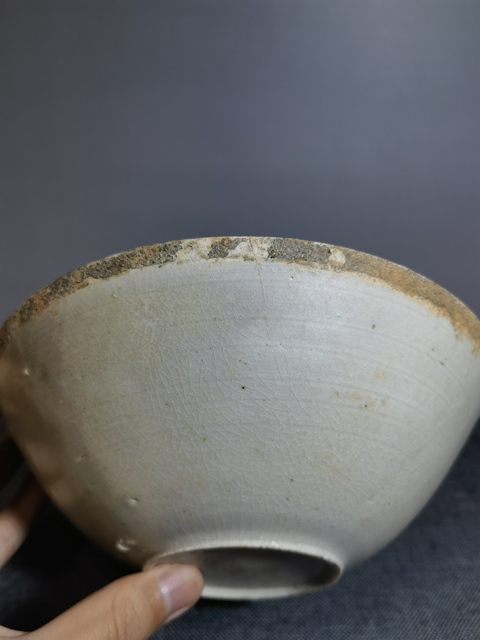 古玩陶瓷【精品】南宋青白釉花卉紋面包碗拍賣,當前價格0元