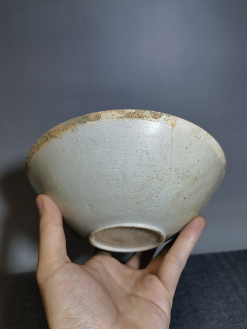 古玩陶瓷【精品】南宋青白釉花卉紋面包碗拍賣,當前價格0元