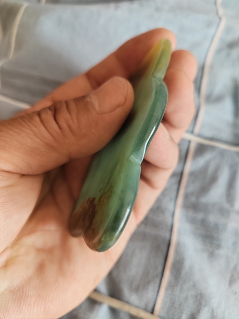 古玩玉器岫玉雕“片狀形器”拍賣,當前價格1888元