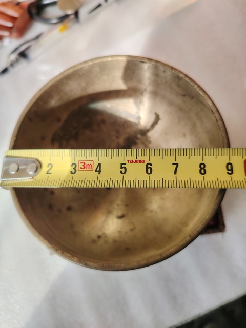 古玩雜項銅缽銅磬一個拍賣,當(dāng)前價格99元